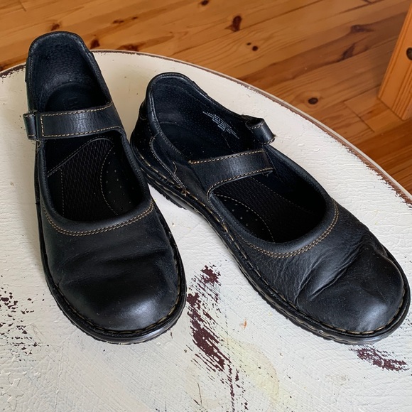 Born Shoes - Born Black Leather Mary Jane